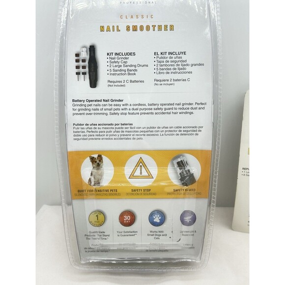 Wahl 5971 Classic Nail Smoother, Battery Operated Nail Drill for Pets + Refills - Picture 4 of 6